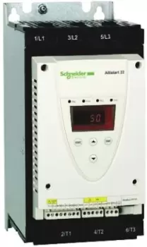 Image of Schneider Electric 22 kW Soft Starter, 440 V ac, 3 Phase, IP20