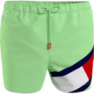Image of Tommy Hilfiger Flag Swimshorts - Green