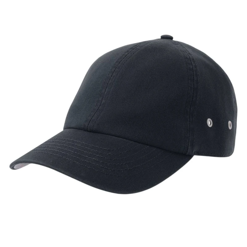 Image of Atlantis Mens Action-S 6 Panel Chino Unstructured Baseball Cap in Navy Navy Male One Size