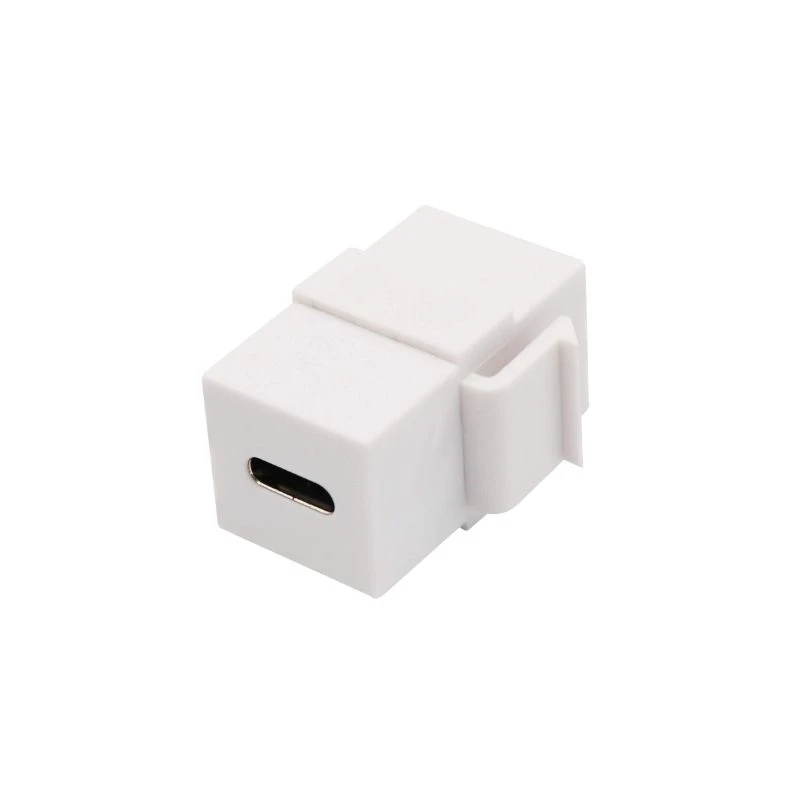 Image of POWERDATA White ICON USB C MEDIA MODULE