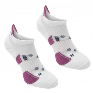 Image of Karrimor 2 pack Running Socks Ladies - White/Berry