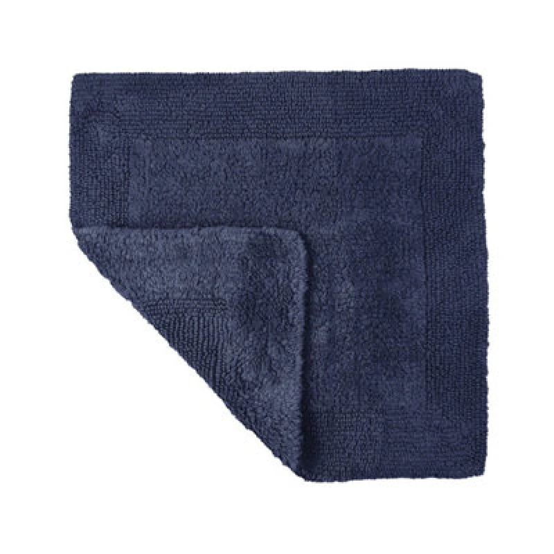 Image of Allure Bath Fashions Elegance Reversible Heavyweight Shower Mat - Navy