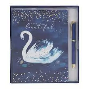 Image of Hello Beautiful A5 64 Page Notepad & Pen Gift Set