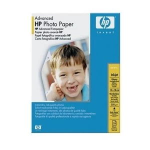 Image of HP Q8696A Advanced Glossy Photo Paper 130 x 180mm 250gsm 25 Sheets