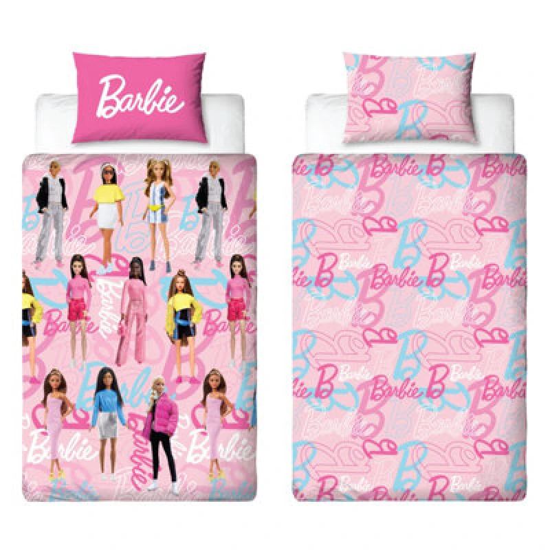 Image of Barbie Unboxed Single Duvet - Multi Multi One Size
