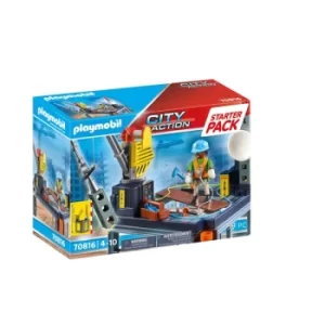 Image of Playmobil Starter Pack Construction Site Playset