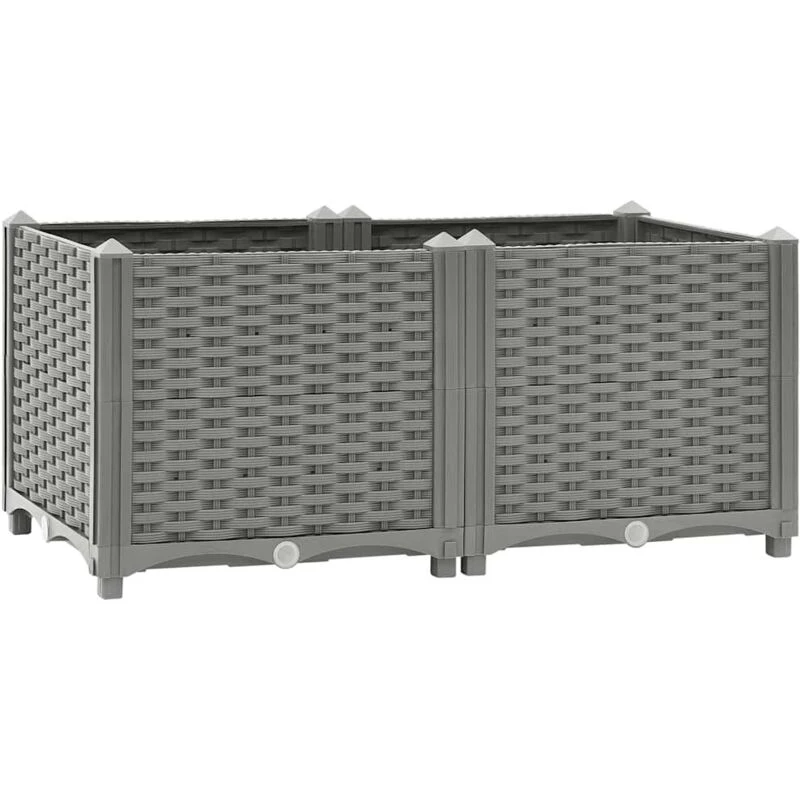 Image of VIDAXL Raised Bed 80x40x38cm Polypropylene Vidaxl 8720845671860