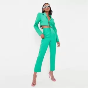 Image of Missguided Cigarette Trouser - Green