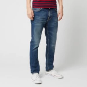 Image of Nudie Jeans Mens Lean Dean Straight Jeans - Indigo Shades - W34/L32 - Blue