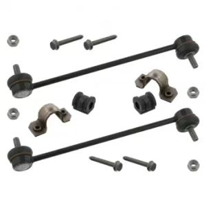 Image of Anti Roll Bar Stabiliser Repair Kit 37069 by Febi Bilstein Front Axle Left/Right