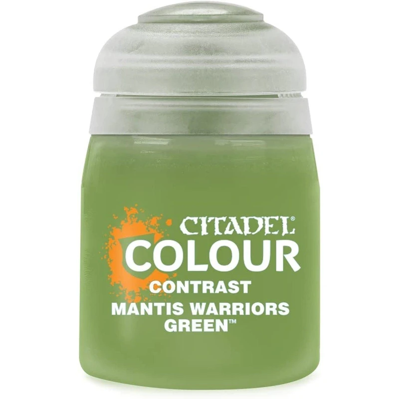 Image of Citadel Games Workshop Colour Contrast: Mantis Warriors Green (18ml) Paint Multi