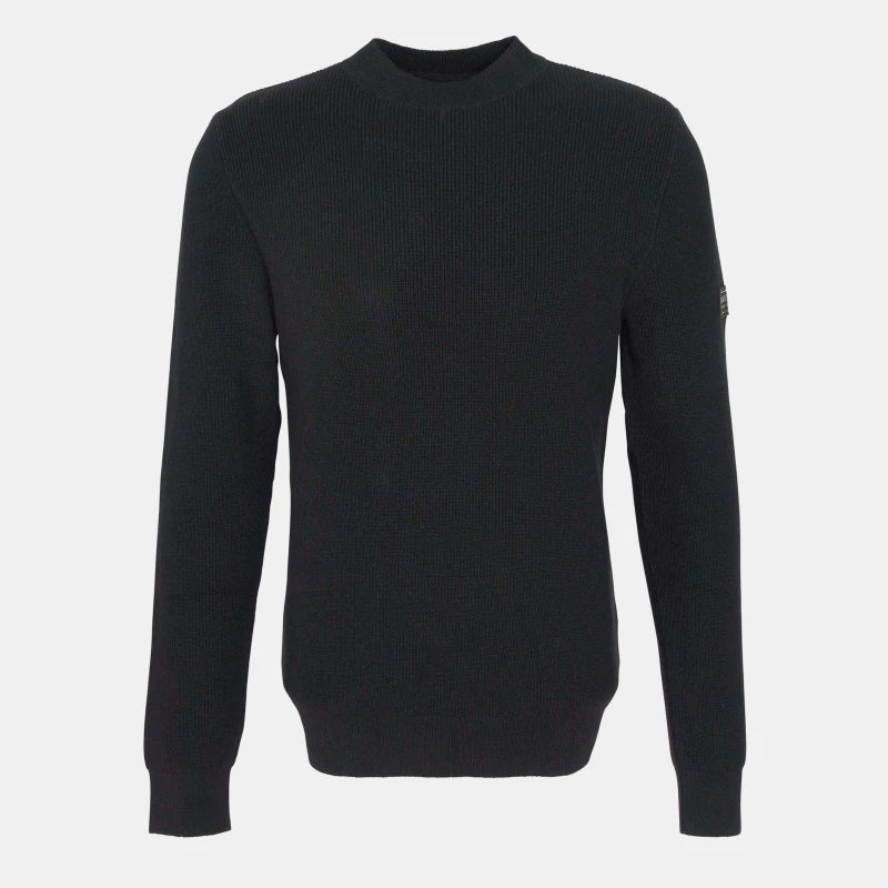 Image of Barbour International Crawley Crew Neck Jumper - Black L