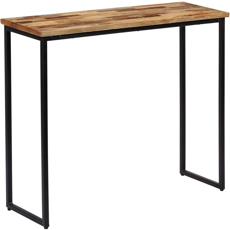 Image of vidaXL Solid Reclaimed Teak Console Table 90x30x76cm Hallway Display Stand