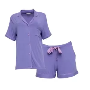 Image of Cyberjammies Camila Knit Pyjama Set - Purple