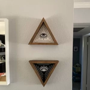 Image of UKZM060 Multicolor Decorative Framed MDF Painting (2 Pieces)