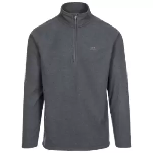 Image of Trespass Mens Keynote Fleece Top (S) (Charcoal Grey)