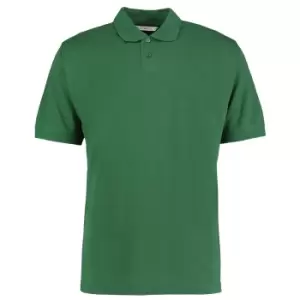Image of Kustom Kit Mens Regular Fit Workforce Pique Polo Shirt (S) (Bottle Green)