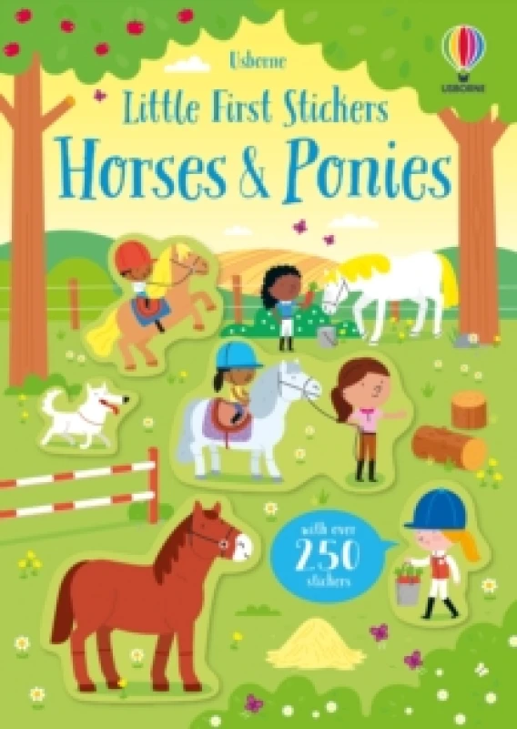 Image of Kirsteen Robson Little First Stickers Horses and Ponies Book Multi unisex