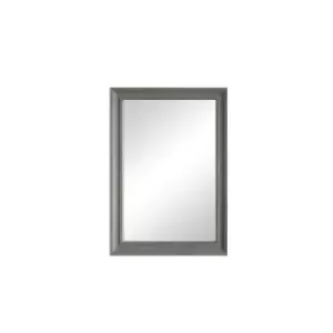 Image of Rectangular Wooden Frame Accent Mirror In Grey