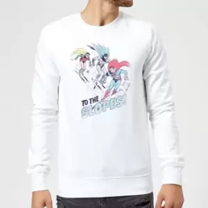 Image of DC To The Slopes! Christmas Sweatshirt - White - M