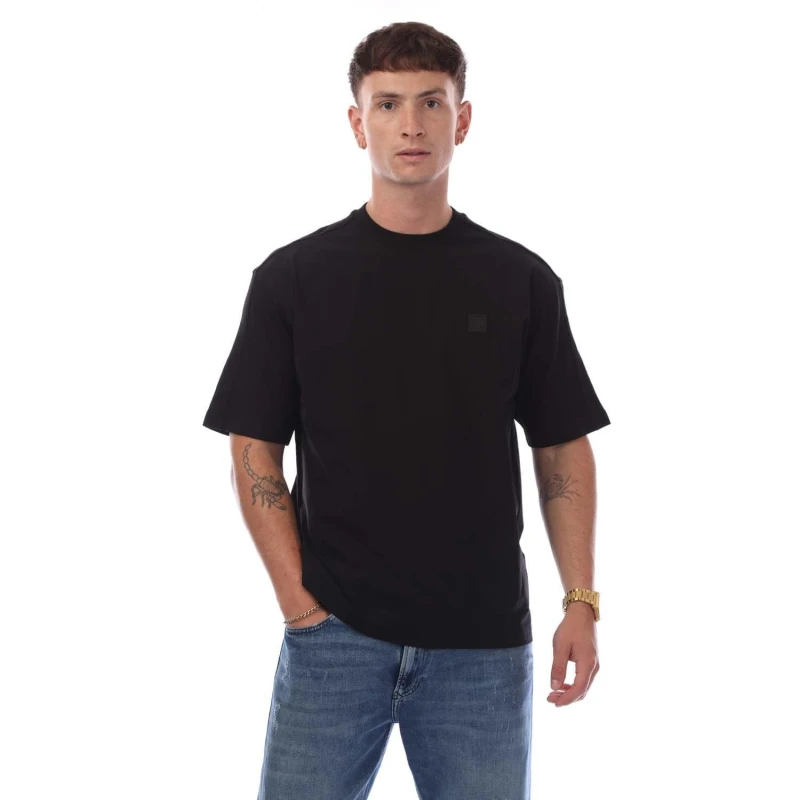 Image of Boss Nylon Front Crewneck T-Shirt Black male XL
