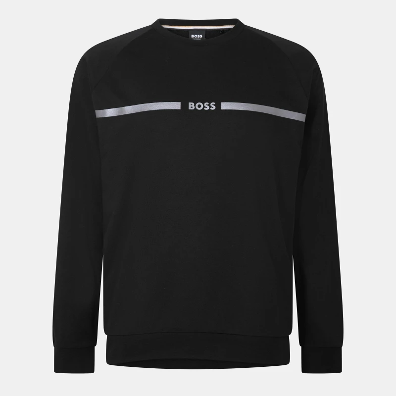 Image of Boss Logo Sweatshirt Black 001 male S