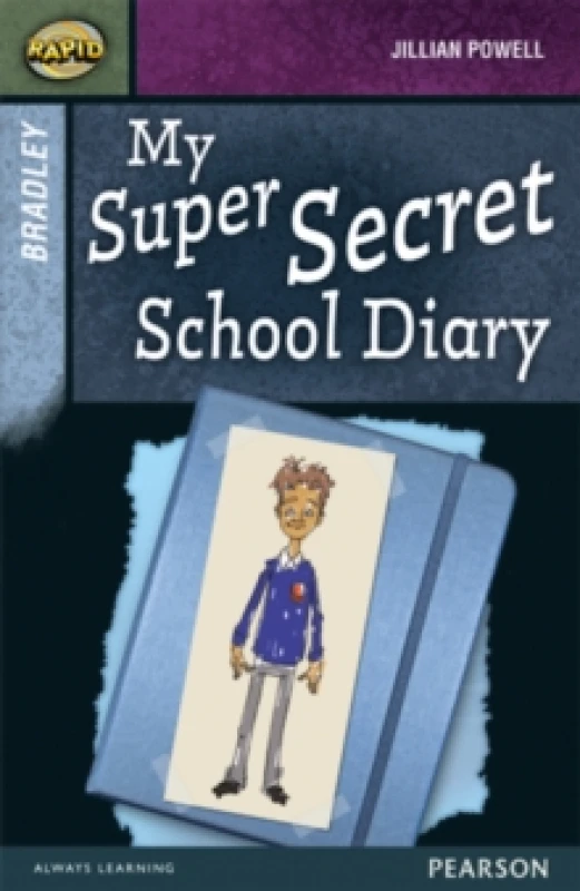 Image of Jillian Powell Rapid Stage 9 Set A: Bradley: My Super Secret School Diary Book Multi unisex