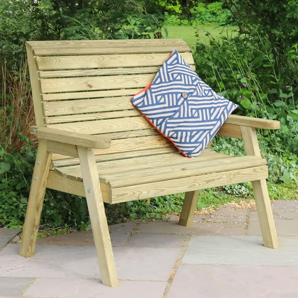 Image of Freya 2 Seater Bench Natural