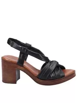 Image of Hush Puppies Hush Puppies Celine Heeled Sandals, Black, Size 4, Women