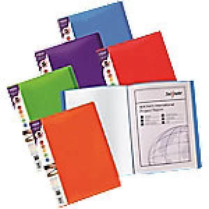 Image of Snopake Display Books A4 Assorted Polypropylene 10.5 x 32 x 25cm 5 Pieces