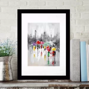 Image of SCDRPRC042 Multicolor Decorative Framed MDF Painting