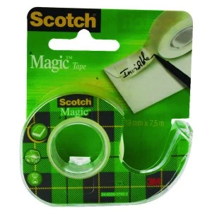 Image of Scotch Magic Tape 19mm x7.5 Metres 81975D