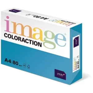 Image of Lisbon Copier Paper A4 Deep Turquoise Ream 500 Sheets