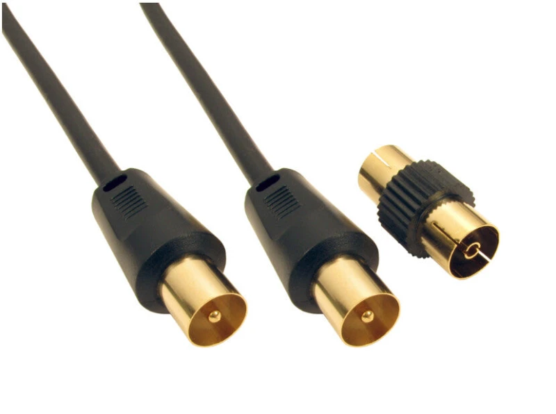 Image of Cables Direct Cables Direct 2TV-01BK coaxial cable 1.8 m Black 2TV-01BK