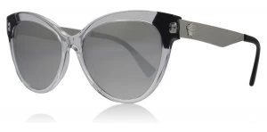 Image of Versace VE4338 Sunglasses Crystal/Black 52436G 57mm