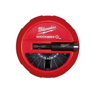 Image of Milwaukee Power Tools GEN II SHOCKWAVE Impact Duty Assorted Bit Set, 15 Piece