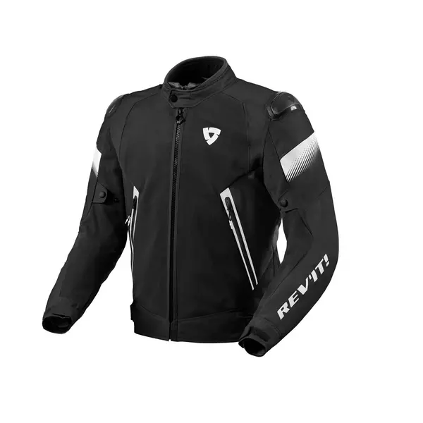 Image of REV'IT! Control Air H2O Jacket Black White Size L