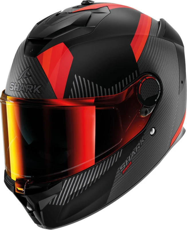 Image of Shark Spartan GT Pro Dokhta Carbon Helmet, black-red, Size S for Men