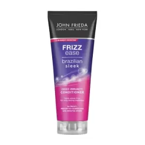 Image of John Frieda Frizz Ease Brazilian Sleek Frizz Immunity Conditioner 250ml