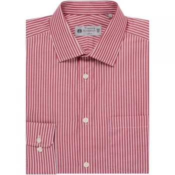 Image of Turner and Sanderson Rowallane Bengal Stripe Shirt - Red