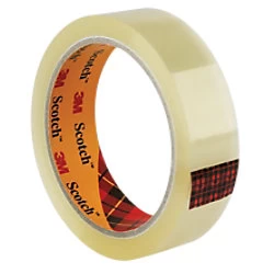 Image of Scotch Easy Tear 25mm x 66m Adhesive Tape Clear Pack of 6 Rolls