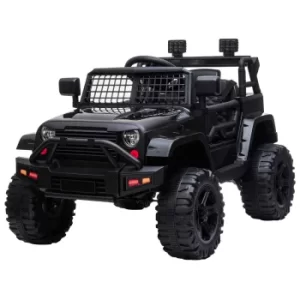 Image of Homcom Jeep Wrangler Ride On Electric Car 12V, Red