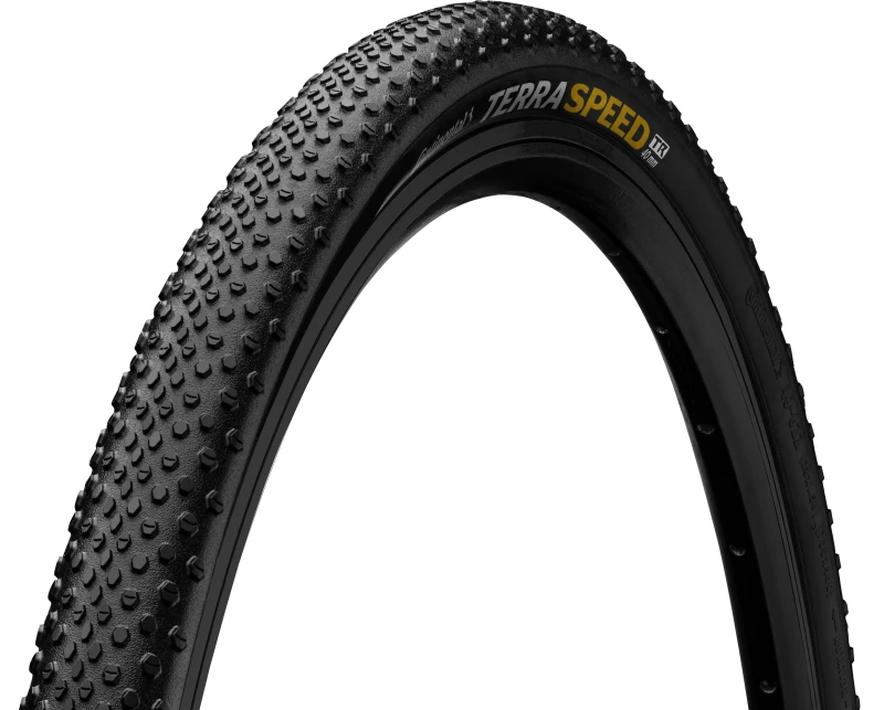 Image of Continental Terra Speed Protection Tyre Foldable BlackChili Compound 700X35C BLACK/BLACK