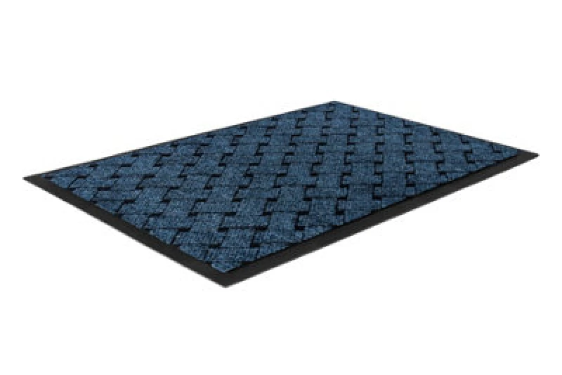 Image of RugsX Doormat Antislip Vectra 0800 Outdoor, Indoor Blue 50X80 Cm
