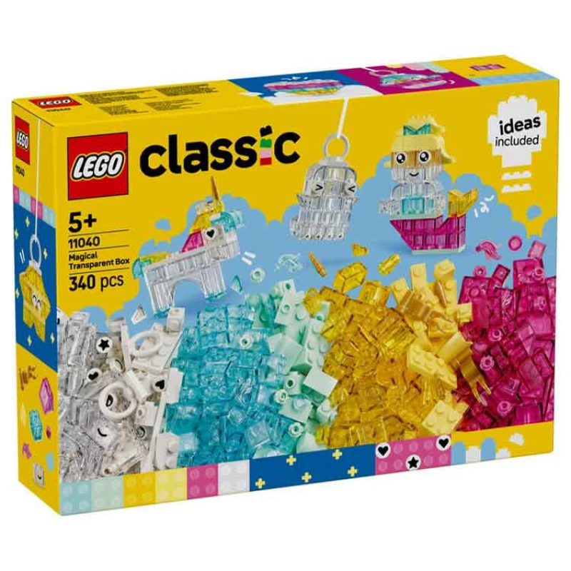 Image of Lego Classic Magical Transparent Box Set 11040 One Colour WEOR9 Unisex