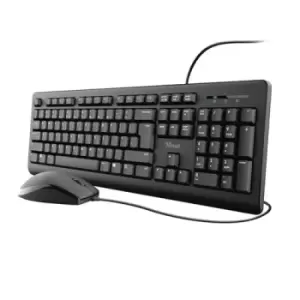 Image of Trust TKM-250 keyboard USB QWERTY UK English Black