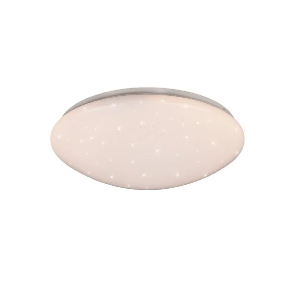 Image of Lukida Modern Flush Ceiling Light White, Starlight Effect, 3000-6000K Remote control