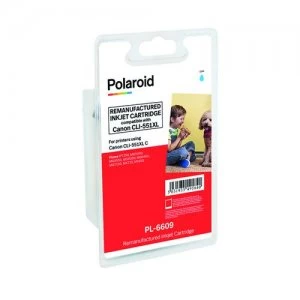Image of Polaroid Canon CLI-551XL Cyan Inkjet Cartridge 6444B001-COMP