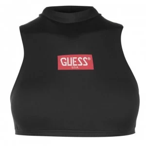 Image of Guess Halter Top - Black A996