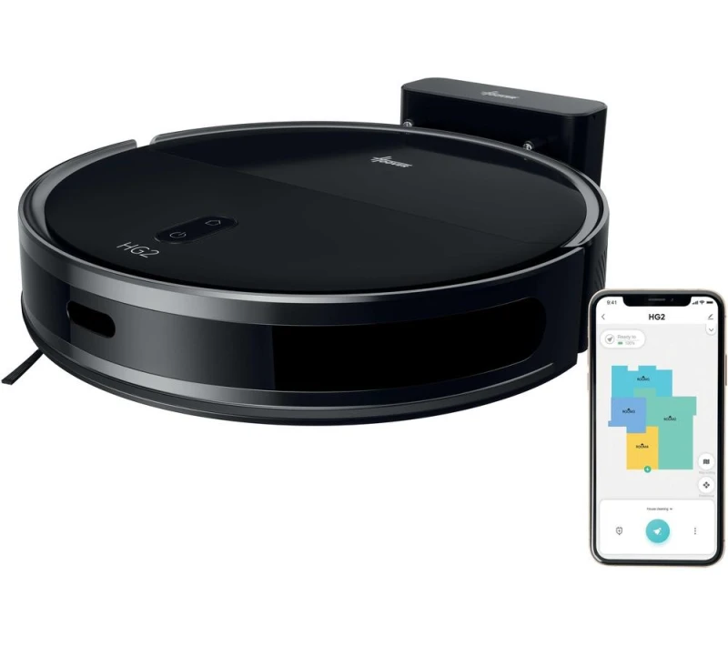 Image of HOOVER HG2 Turbo Slim Hydro Robot Vacuum Cleaner - Black 8059019110301